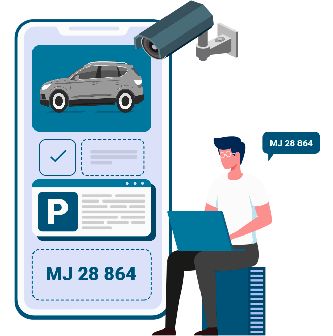 PK_AutomatiskNummerpladeScan2 Car parking throught App